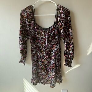 Floral Long Sleeve Dress